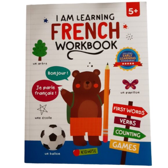 I Am Learning French Workbook for Kids 5+ - Picture 1 of 10